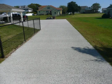 Béton drainant utilisé pour une allée de jardin