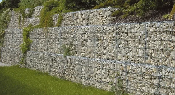 Gabions assemblés