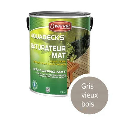 AQUADECKS : Saturateur bois à l'eau - Réf. 554