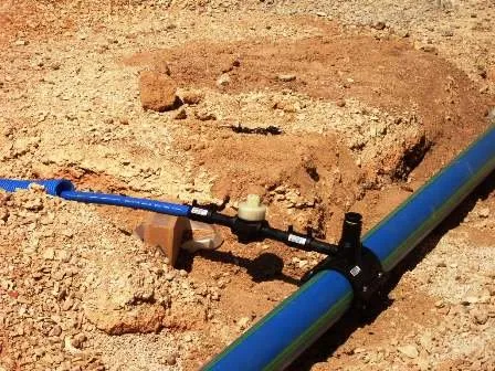 Les étapes des travaux de branchement d'eau