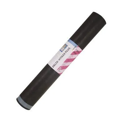 DELTA®-VITAXX PLUS avec deux bords autocollants intégrés - Écrans de sous-toiture armé R3 hautement perméable à la vapeur d'eau - 1.50 × 50m - Réf. 02203145