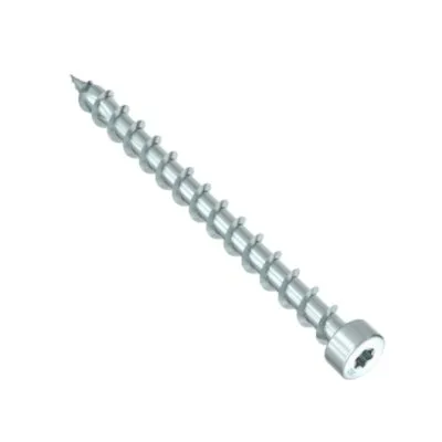 HECO-TOPIX-plus, tête cylindrique, T-Drive, filet total, zingué blanc, A3K - Réf. 61945