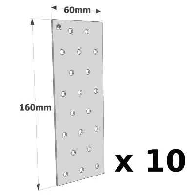Plaques Perforées - Réf. NP20/60/160_10