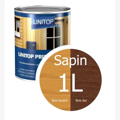 LINITOP PRIM & FINISH : Lasure d'imprégnation transparente. - Réf. L355