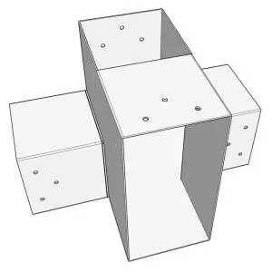 Connecteur SUNDIY Blanc 120 x 240 mm