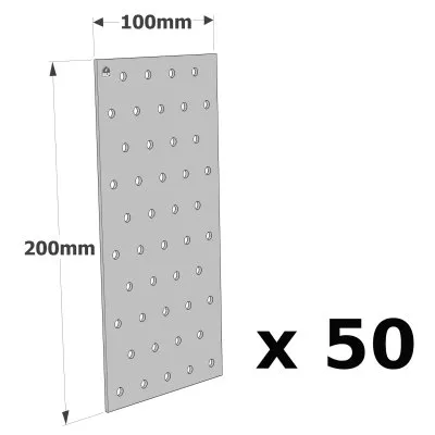 Plaques Perforées - Réf. NP20/100/200_50