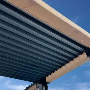 Utilisation du poteau Douglas en bois massif sec raboté qualité charpente 120x120mm - Naturel sans traitement