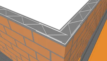 Jonction des armatures sur les murs d’angle
