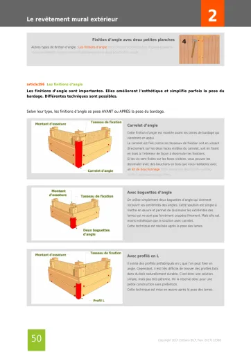 Extrait de la rubrique revêtement mural extérieur