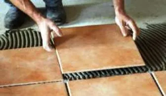 Pose du carrelage