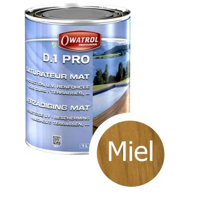 D1 PRO : saturateur pour terrasse spécial bois durs - Réf. 973