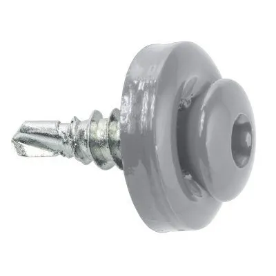 Fixation des lames ALUMINIUM - avec joint EPDM - tête colorée - Réf. WSBP-T-48019-9006_10