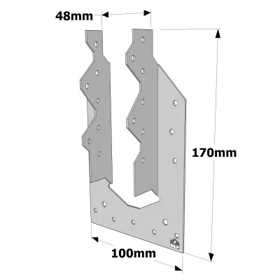 Pied de chevron - Réf. PFP48/170