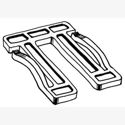 Boîte de 1000 cales autobloquantes de 5 mm - Réf. CVE7455