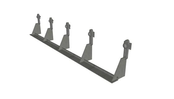 Console métallique de supportage