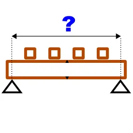 Calcul de la portée d’une poutre porteuse ou d’une double poutre porteuse