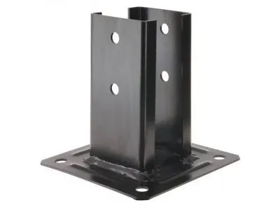 Pieds de poteau carré à visser 