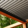 Chéneau Aluminium - Couleur : gris beige - longueur : 2m