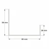 Dimensions des chéneaux SUNDIY Blanc RAL 9010