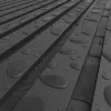 Démonstration de l'étanchéité des lames aluminium SUNDIY RAL 7006 pour pergola bioclimatique